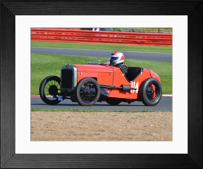 Framed Print : CJ5 7485 David Asplin, Austin 7 Ulster Framed Print : CJ5 7485 David Asplin, Austin 7 Ulster