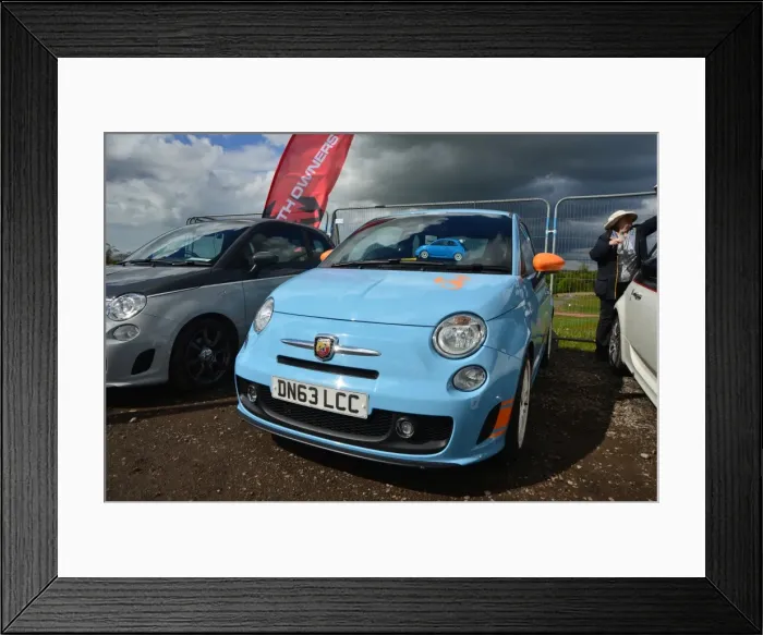 Framed Print : CJ5 7839 Abarth Owners Club Framed Print : CJ5 7839 Abarth Owners Club