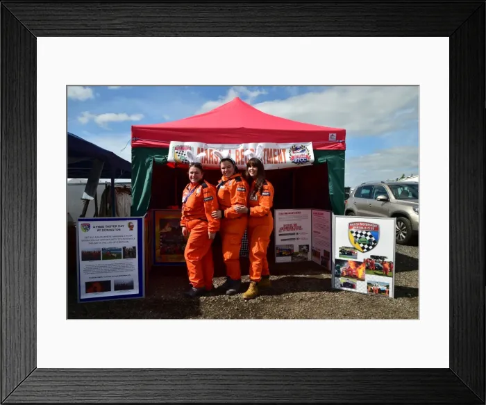 Framed Print : CM7 5059 BMMC, British Motorsport Marshals Club, recruitment team Framed Print : CM7 5059 BMMC, British Motorsport Marshals Club, recruitment team