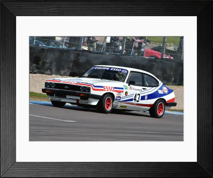 Framed Print : CM7 5307 Paul Pochciol, Ford Capri Framed Print : CM7 5307 Paul Pochciol, Ford Capri