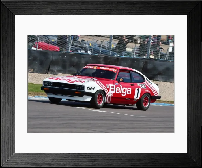 Framed Print : CM7 5317 Mark Smith, Ford Capri Framed Print : CM7 5317 Mark Smith, Ford Capri