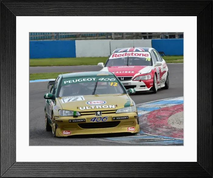 Framed Print : CM7 5642 Patrick Watts, Peugeot 406 Framed Print : CM7 5642 Patrick Watts, Peugeot 406
