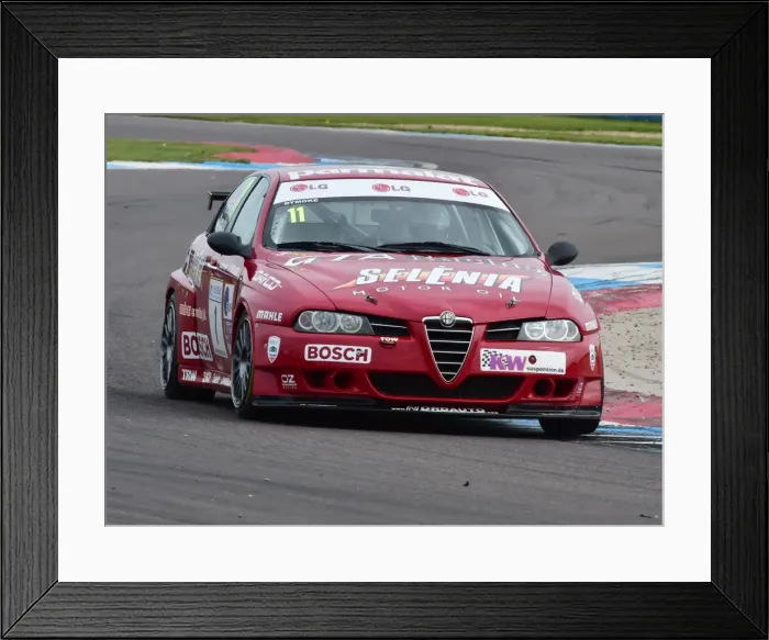 Framed Print : CM7 5692 Steve Dymoke, Alfa Romeo 156 Framed Print : CM7 5692 Steve Dymoke, Alfa Romeo 156