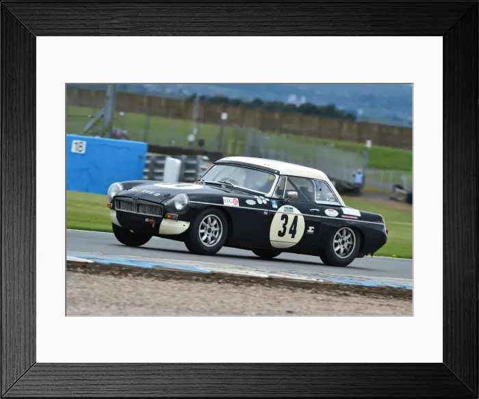 Framed Print : CM7 3922 Brian Lambert, Barbara Lambert, MG B Framed Print : CM7 3922 Brian Lambert, Barbara Lambert, MG B