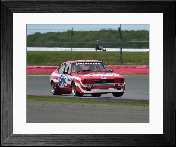 Framed Print : CM7 6316 Tom Pochciol, Ford Capri, pre-80 Endurance Framed Print : CM7 6316 Tom Pochciol, Ford Capri, pre-80 Endurance