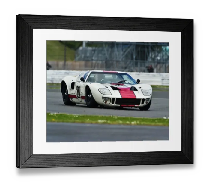 Framed Print : CM7 6239 Chris Wood, GT40