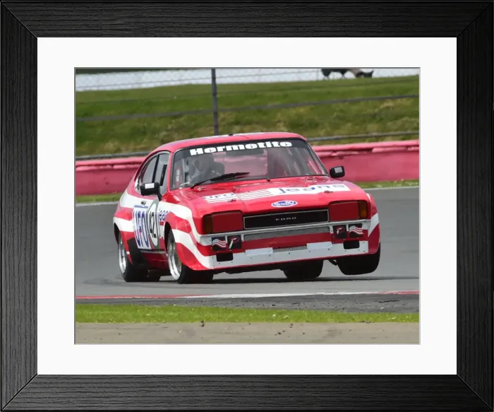 Framed Print : CM7 6301 Tom Pochciol, Ford Capri Framed Print : CM7 6301 Tom Pochciol, Ford Capri