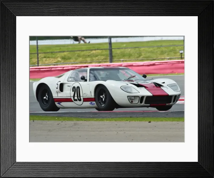 Framed Print : CM7 6353 Chris Wood, GT40 Framed Print : CM7 6353 Chris Wood, GT40