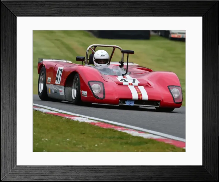 Framed Print : CM7 7484 Nick Pink, Lola T210 Framed Print : CM7 7484 Nick Pink, Lola T210
