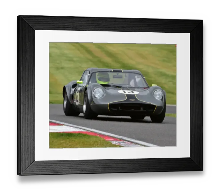 Framed Print : CM7 7563 Graham Wilson, Andy Wolfe, Chevron B8