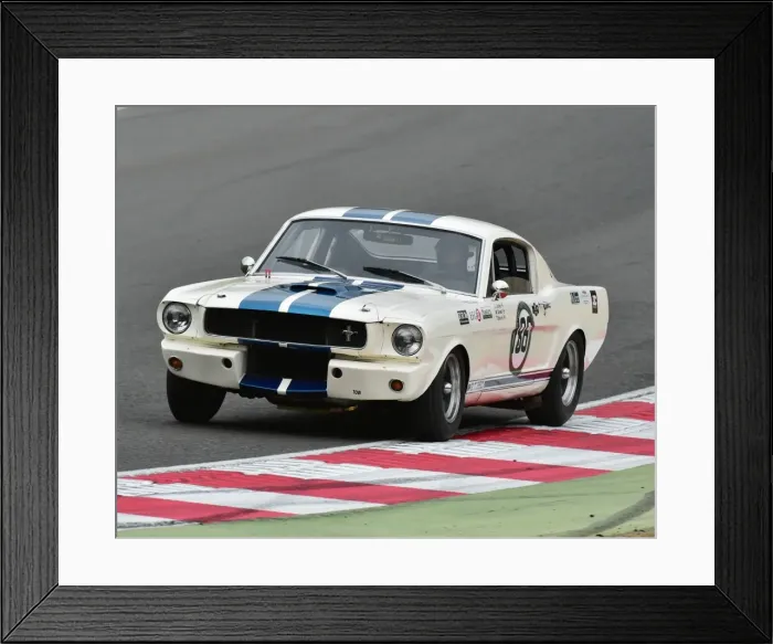 Framed Print : CM7 7688 Mike Dowd, Jeremy Cooke, Ford Shelby Mustang 350 GT