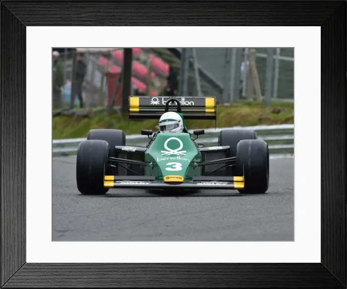 Framed Print : CM7 7805 Ian Simmonds, Tyrrell 012