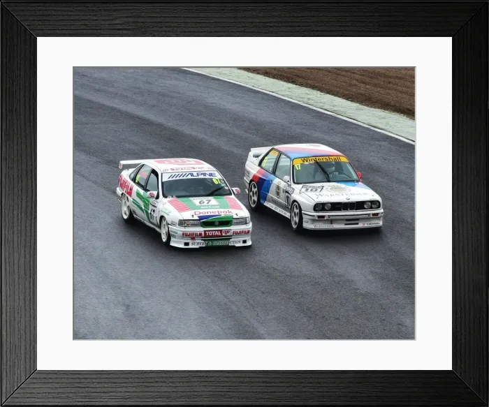 Framed Print : CM7 7963 Mark Smith, BMW M3, Tony Absolom, Vauxhall Cavalier