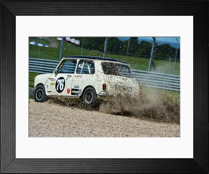 Framed Print : CM8 0451 Tom Westly Jnr, Austin Mini Cooper S Framed Print : CM8 0451 Tom Westly Jnr, Austin Mini Cooper S