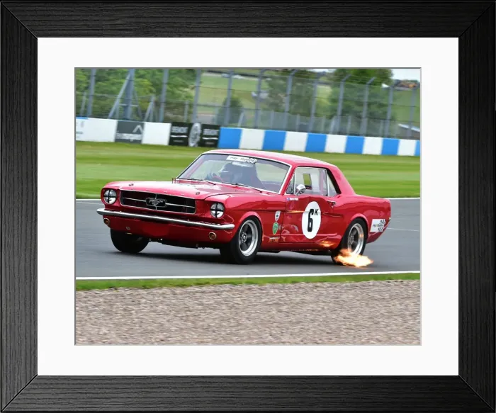 Framed Print : CM8 1402 Warren Briggs, Ford Mustang