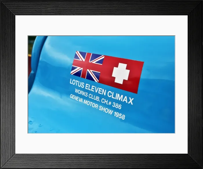 Framed Print : CM8 1777 Lotus Eleven Climax Framed Print : CM8 1777 Lotus Eleven Climax
