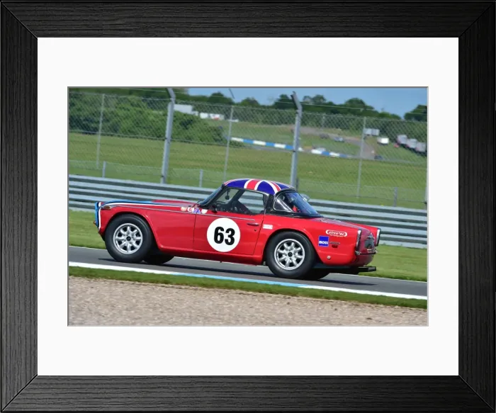 Framed Print : CM7 9961 Colin Sharp, Triumph TR5