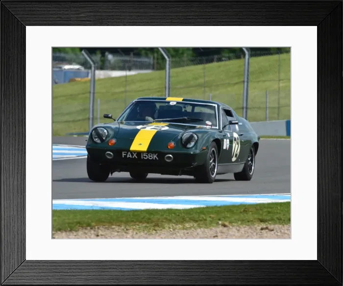 Framed Print : CM8 0119 Jim Dean, Lotus Europa, FAX 158 K Framed Print : CM8 0119 Jim Dean, Lotus Europa, FAX 158 K