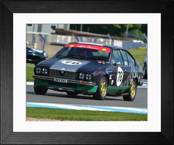 Framed Print : CM8 0132 Mark Dudley, Alfa Romeo 2000 GTV, BVV 94 S Framed Print : CM8 0132 Mark Dudley, Alfa Romeo 2000 GTV, BVV 94 S