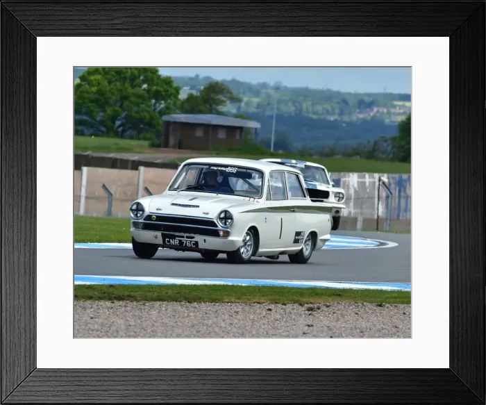 Framed Print : CM8 0374 Tim Davies, Ford Lotus Cortina Framed Print : CM8 0374 Tim Davies, Ford Lotus Cortina