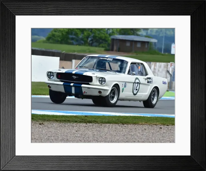 Framed Print : CM8 0375 Greg Thornton, Ford Mustang