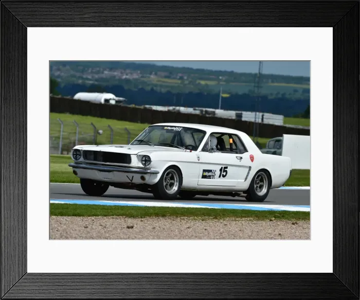 Framed Print : CM8 0392 David Lloyd, Ford Mustang