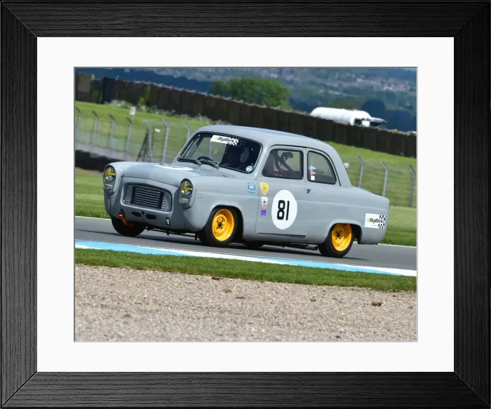 Framed Print : CM8 0409 Ed Glaister, Ford Anglia 100E