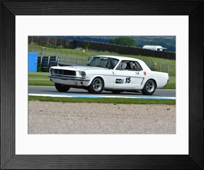 Framed Print : CM8 0419 David Lloyd, Ford Mustang