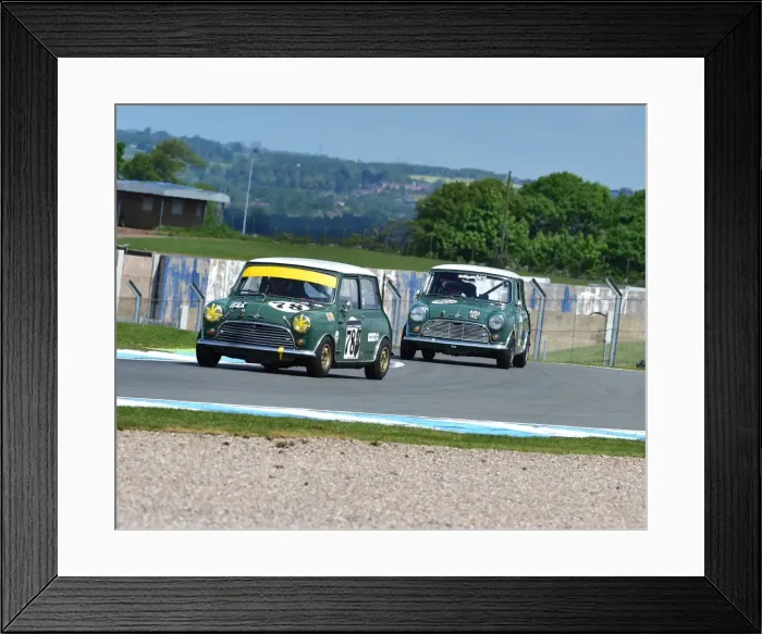 Framed Print : CM8 0424 Colin Flynn, Morris Mini Cooper S