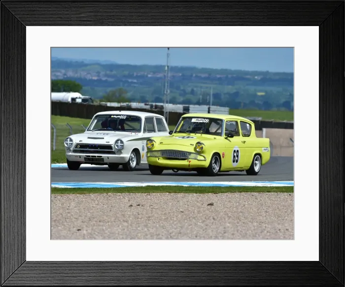 Framed Print : CM8 0491 Bob Bullen, Ford Anglia 105E Framed Print : CM8 0491 Bob Bullen, Ford Anglia 105E