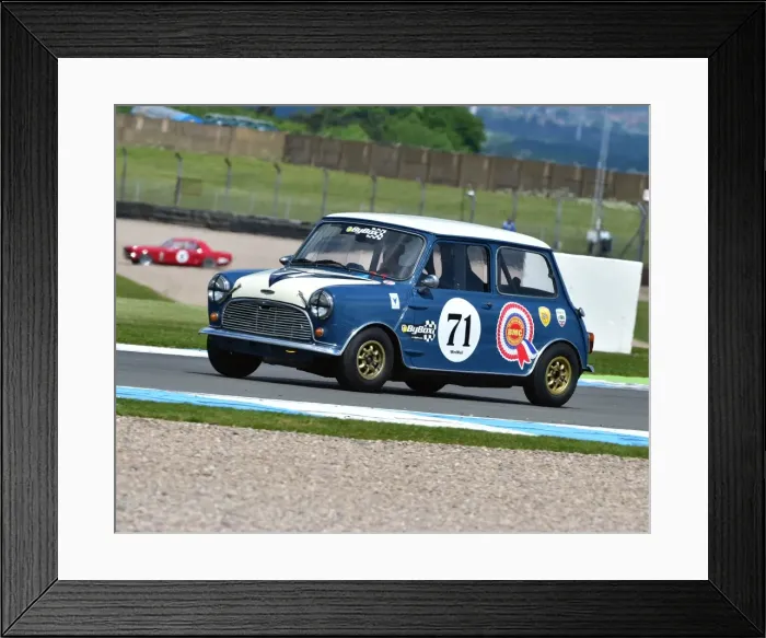 Framed Print : CM8 0542 Tim Harber, Austin Mini