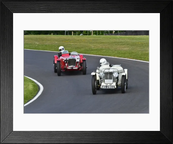 Framed Print : CM8 4039 Charles Jones, MG Magna, Tim Rides, Riley 12-4 Special Framed Print : CM8 4039 Charles Jones, MG Magna, Tim Rides, Riley 12-4 Special