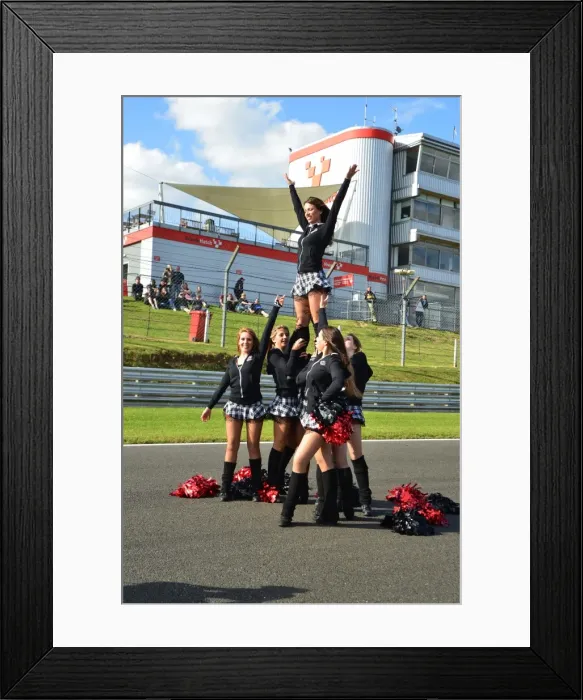 Framed Print : CJ5 8589 pom pom girls Framed Print : CJ5 8589 pom pom girls