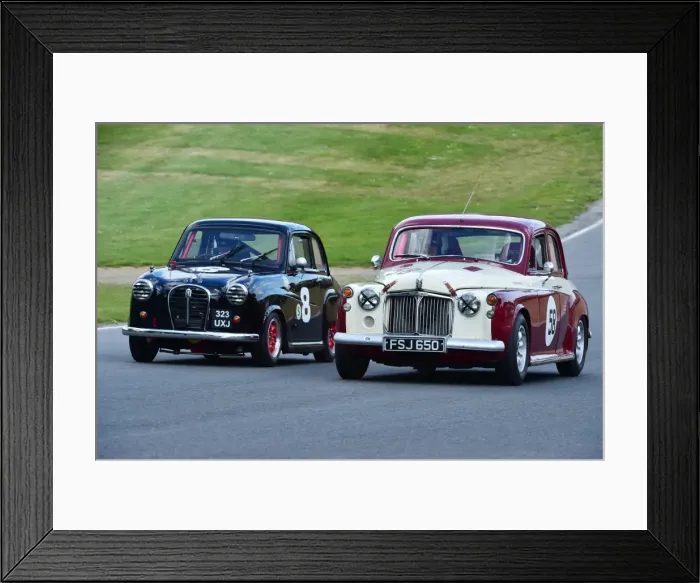 Framed Print : CM8 2079 Rover P4 vs Austin A35 Framed Print : CM8 2079 Rover P4 vs Austin A35