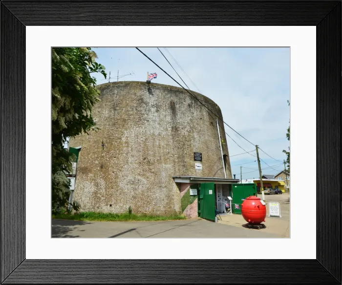 Framed Print : CJ5 8941 Tower A, East Essex Aviation Museum