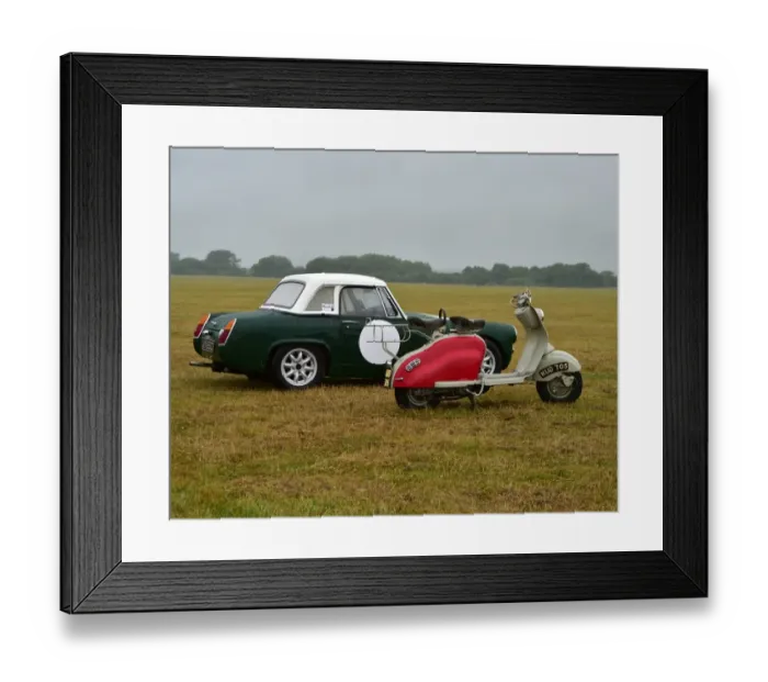 Framed Print : CM8 5806 Lambretta and Sprite Framed Print : CM8 5806 Lambretta and Sprite