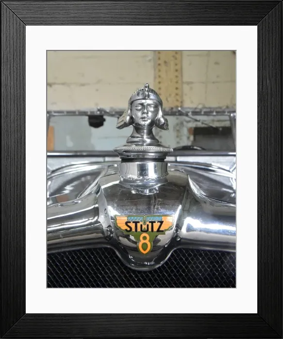 Framed Print : CM8 5878 Sun God, Ra, and Stutz 8 emblem Framed Print : CM8 5878 Sun God, Ra, and Stutz 8 emblem