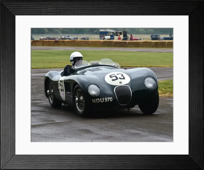 Framed Print : CM8 6143 Jaguar C-Type, NDU 970 Framed Print : CM8 6143 Jaguar C-Type, NDU 970