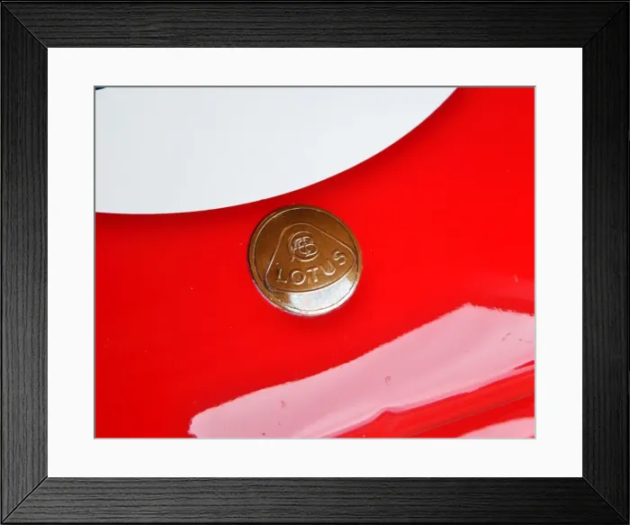 Framed Print : CJ5 8901 Malcolm Paul, Lotus Mk X