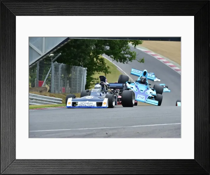 Framed Print : CM9 2853 Greg Thornton, Surtees TS11, Frank Lyons, Gurney Eagle FA74 Framed Print : CM9 2853 Greg Thornton, Surtees TS11, Frank Lyons, Gurney Eagle FA74