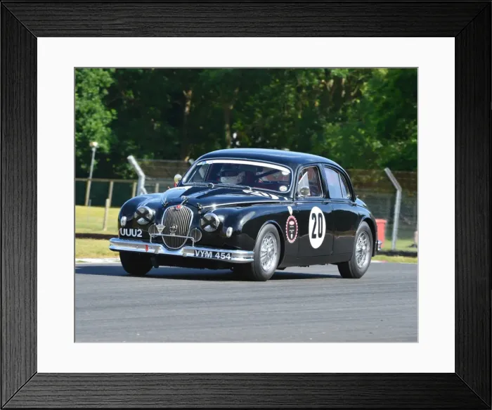 Framed Print : CJ5 9704 Andy Wallace, Richard Meaden, Jaguar Mk1 Framed Print : CJ5 9704 Andy Wallace, Richard Meaden, Jaguar Mk1