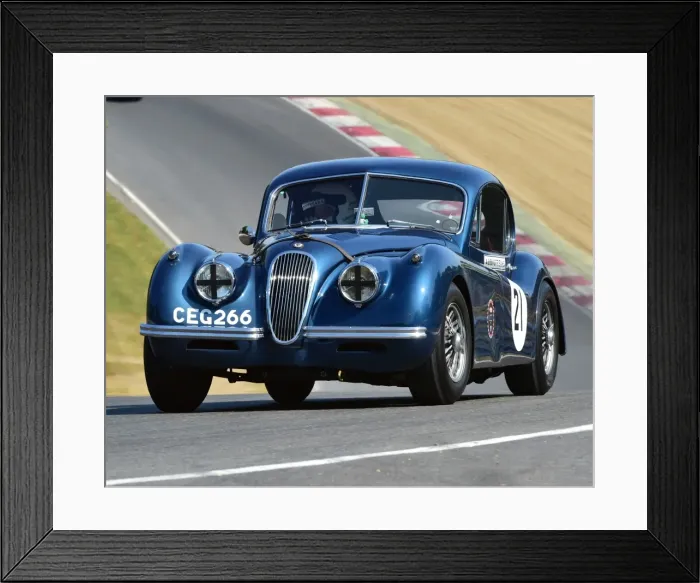 Framed Print : CM9 0301 Rob Newall, Jaguar XK 120 Framed Print : CM9 0301 Rob Newall, Jaguar XK 120