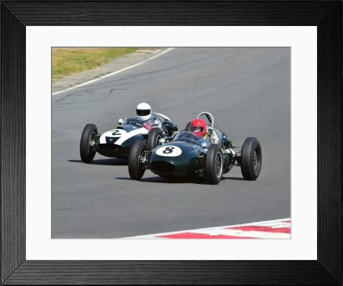Framed Print : CM9 0424 Tony Ditheridge, Cooper T45, Rod Jolley, Cooper T45-51 Framed Print : CM9 0424 Tony Ditheridge, Cooper T45, Rod Jolley, Cooper T45-51
