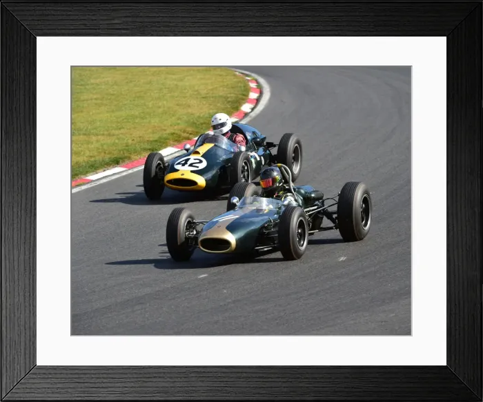 Framed Print : CM9 1341 Jon Fairley, Brabham BT11, James Willis, Cooper T45 Framed Print : CM9 1341 Jon Fairley, Brabham BT11, James Willis, Cooper T45