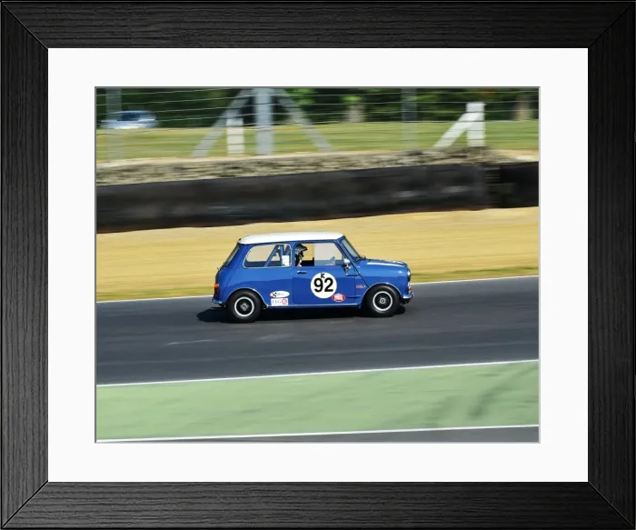 Framed Print : CM9 0219 Steve Jones, Morris Mini Cooper S Framed Print : CM9 0219 Steve Jones, Morris Mini Cooper S