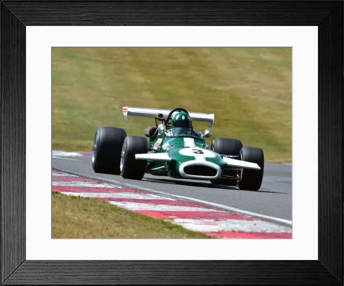Framed Print : CM9 1111 Luciano Arnold, Brabham BT36 Framed Print : CM9 1111 Luciano Arnold, Brabham BT36