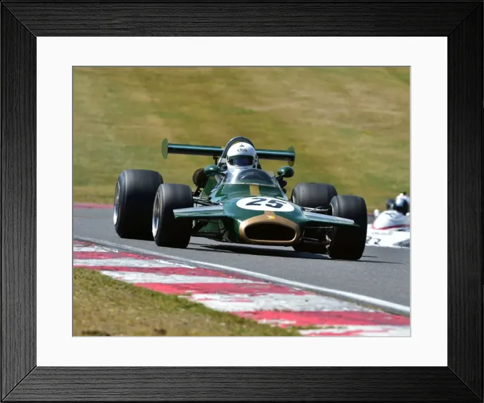 Framed Print : CM9 1114 Peter Tattersall, Brabham BT35
