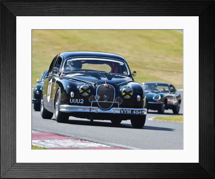 Framed Print : CM9 1169 Andy Wallace, Richard Meaden, Jaguar Mk1