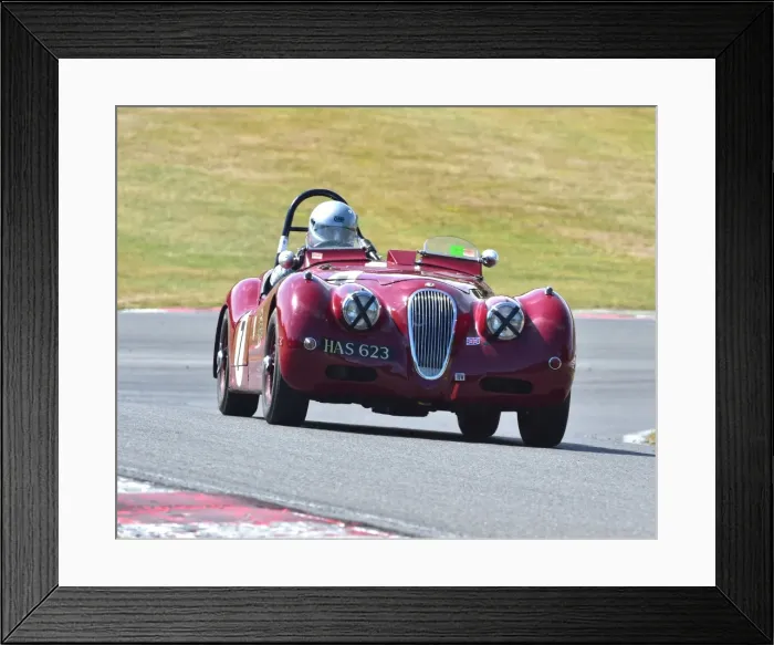 Framed Print : CM9 1174 Mark Donnor, Jaguar XK 120