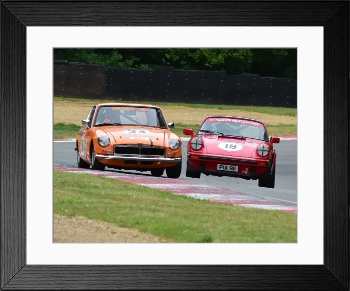 Framed Print : CM9 2005 Dave Mepham, MG B, Will Leverett, Porsche 911 SC Framed Print : CM9 2005 Dave Mepham, MG B, Will Leverett, Porsche 911 SC